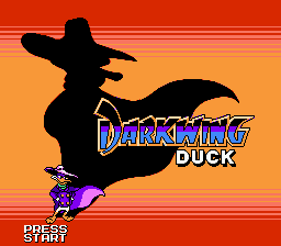 Darkwing Duck title screenshot
